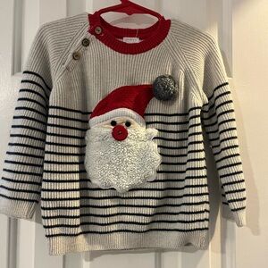 Mud pie boy or girl Santa Christmas sweater